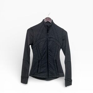 Lululemon Define Herringbone Jacket Gray Heather athleisure jacket sz 4/XS